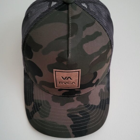 NEW RVCA HAT youth Camo All The Way Trucker youth boys kids - Picture 1 of 4